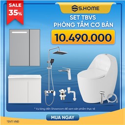 Combo Thiết Bị Phòng Tắm Hiện Đại 10.490K